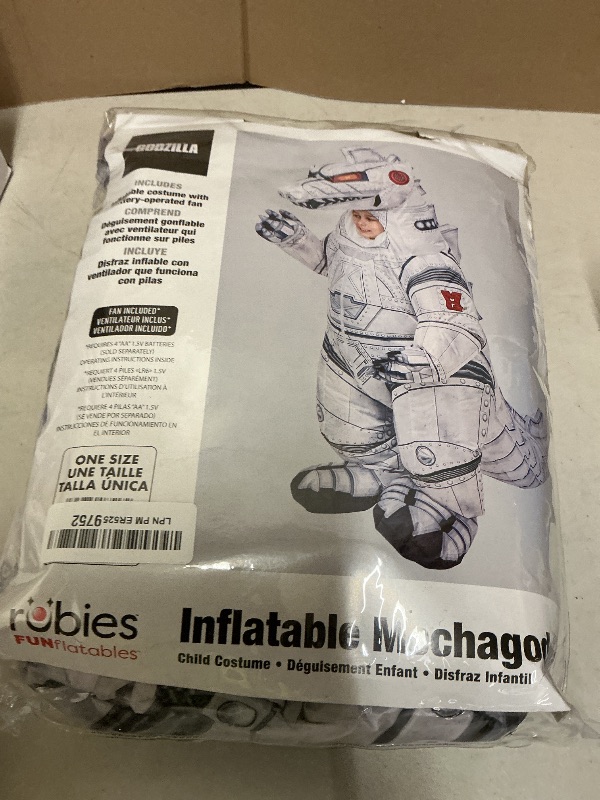 Photo 1 of Godzilla: Mechagodzilla Inflatable Costume for Kids by Rubies, Boy's One Size