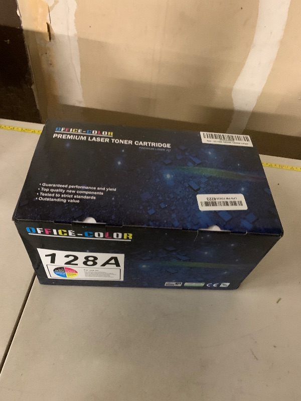 Photo 1 of 128A Toner Cartridge Works with HP Laserjet Pro CP1525nw CM1415fnw CM1415fn CP1525n Printer Ink (Black,Cyan,Yellow,Magenta 4 Pack)