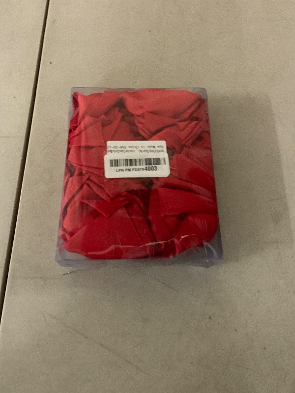 Photo 1 of 20 PCS 8 Inch Cheer Hair Bows Large Cheerleading Big Hair Bows with Ponytail Holder Hand-made Grosgrain Ribbon Hair Accessories for Teen Girls(Red)