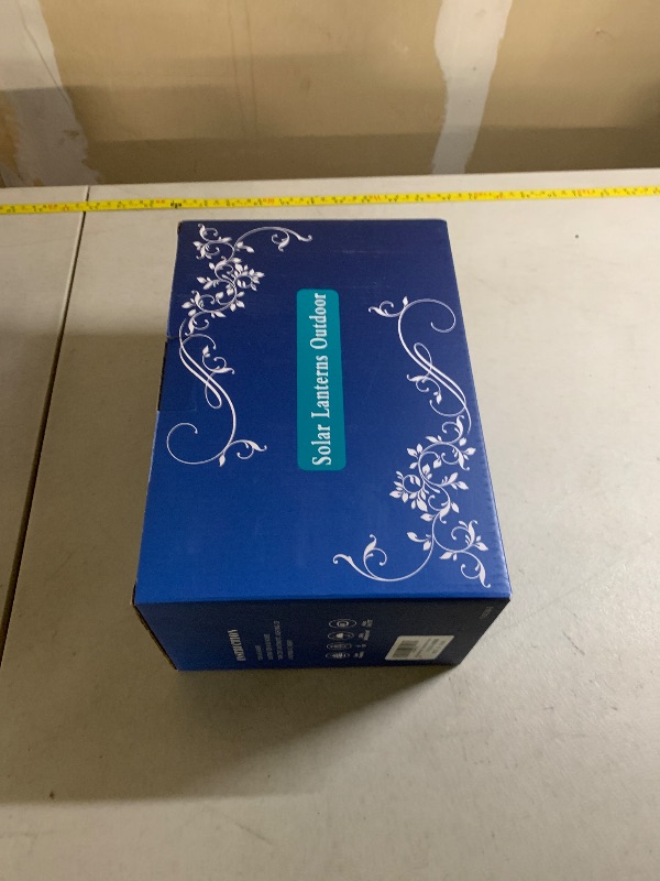 Photo 1 of 2 Pack Butterfly Swarm Solar Lanterns Outdoor Waterproof Birthdays Gifts for Women Mom Grandma Metal Hanging Hollow Out Garden Decorative Solar LED Light for Yard, Patio, Lawn, Porch, Backyard