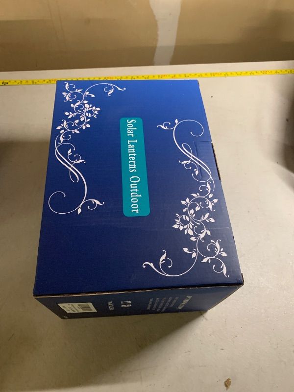 Photo 1 of 2 Pack Butterfly Swarm Solar Lanterns Outdoor Waterproof Birthdays Gifts for Women Mom Grandma Metal Hanging Hollow Out Garden Decorative Solar LED Light for Yard, Patio, Lawn, Porch, Backyard