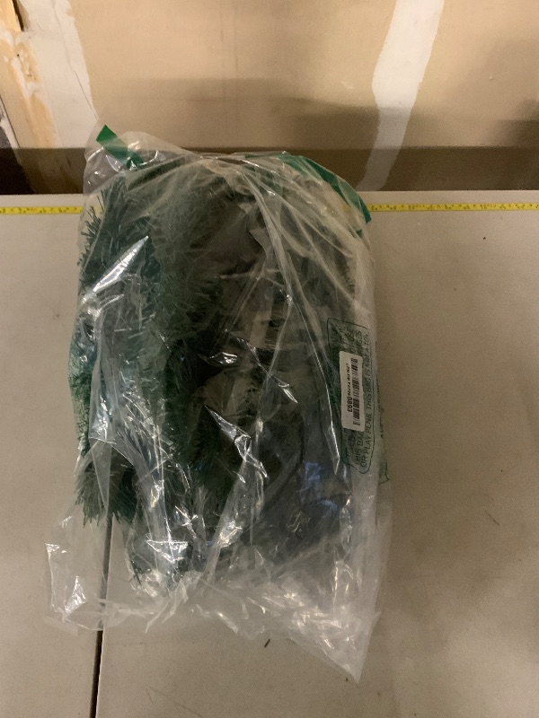 Photo 1 of 33 Feet Pre- Christmas Garland, Artificial Vine Soft Greenery Garland Decoration with 100 LED Lights for Indoor Home Garden Christmas Decor Holiday Wedding Party Decoration