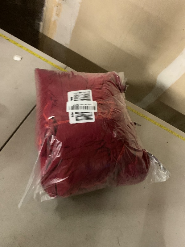 Photo 1 of 3 Packs Cocktail Table Covers Burgundy Round Bar Table Cloth Wine Red 32"x 43" Spandex Stretch High Top Table Covers with Wavy Drapes Fitted High Top Table Cloth for Party Wedding Banquet Bar Table