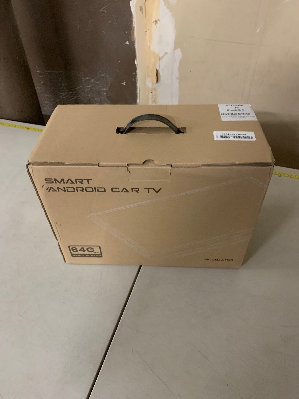 Photo 1 of 13.3" Car TV Headrest Monitor for Back Seat, 4K Android Tablet Portable Rear Entertainment System, Support Phone Wireless Mirror Link Touch Screen, with WiFi/HDMI/USB/Video Player, 4G+64G