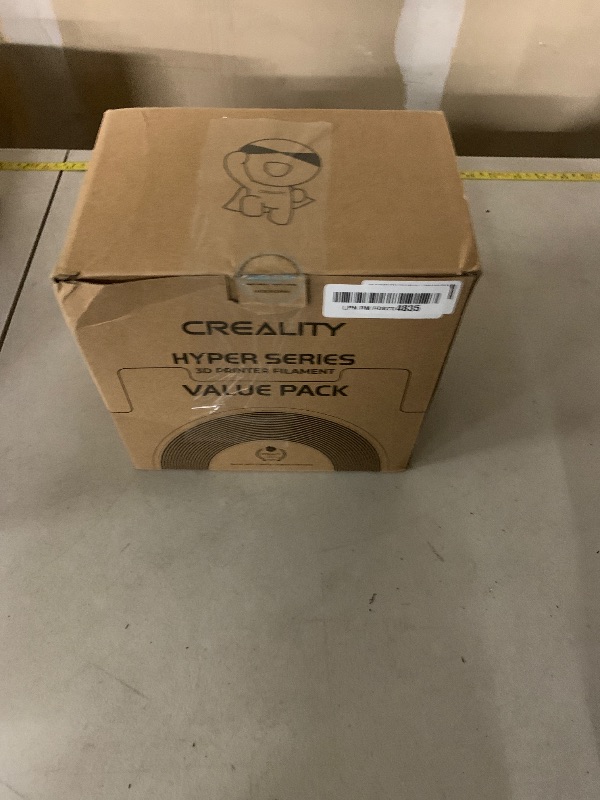 Photo 1 of ?Creality PLA Filament 1.75mm Bundle 2KG, Hyper RFID 3D Printer Filament PLA for High Speed 30-600mm/s, Support CFS, Fits for Most 3D Printers (Black&Black)