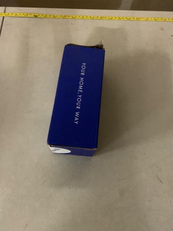 Photo 1 of MIULEE Dusty Blue Sheer Curtains Linen Textured 45 Inches Long 2 Panels for Bedroom Kitchen, Semi Transparent Farmhouse Rod Pocket Light Filtering Voile Window Drapes, W 42 x L 45 inch Length