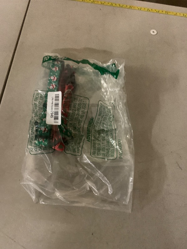 Photo 1 of 2 Pack Christmas Dog Collar Adjustable with Father Christmas and Xmas Tree Accessories