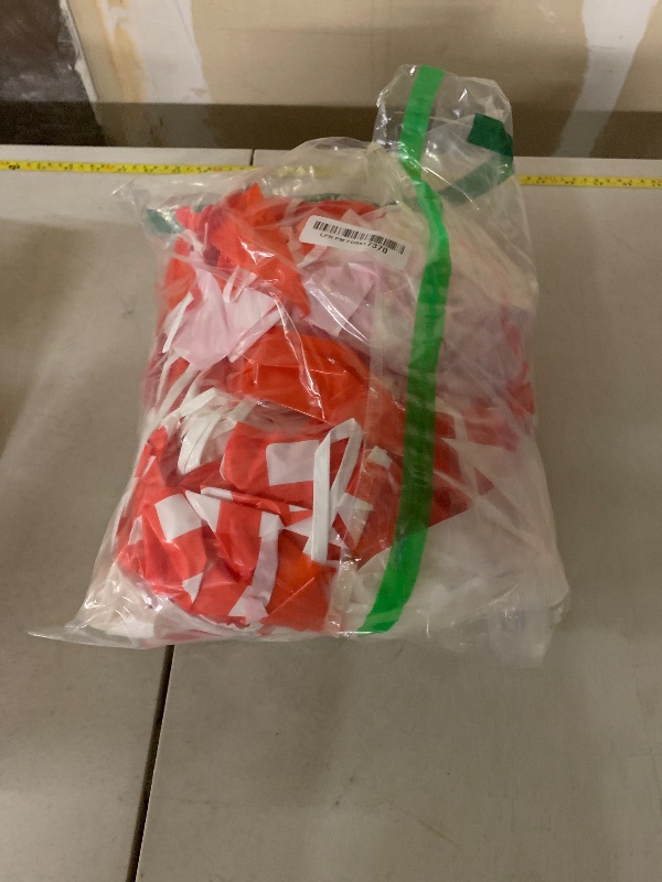 Photo 1 of MARFOREVER 100 Ft Red and White Checkered Flag Banner, 48Pcs Red Plaid Gingham Pennant Bunting Flags Picnic Party Decorations for BBQ Carnival Birthday Christmas Wedding Outdoor Indoor 17.7x11.8 in