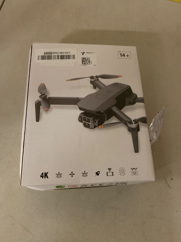 Photo 1 of Drone with Camera for Adults 4K, Brushless Motor Drones for Kids Beginners, 60 Mins Flight, 130° Lens, FPV Foldable RC Quadcopter, Gesture Photography, Toys Gifts for Teen Boys Girls, Black