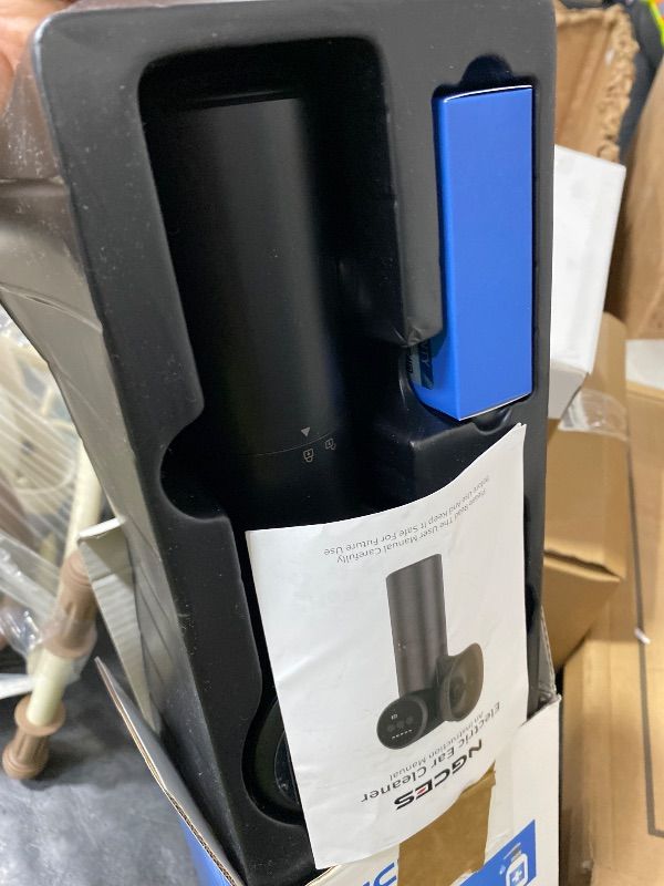 Photo 1 of Ear Wax Removal with Mild Drying, Safe and Gentle Ear Cleaner for Ear Wax Buildup Flushing and Cleaning with Dual-Compartment Design, Ear Wax Cleaner Kit 5 Pressure Settings, Ear Flushing kit IPX7