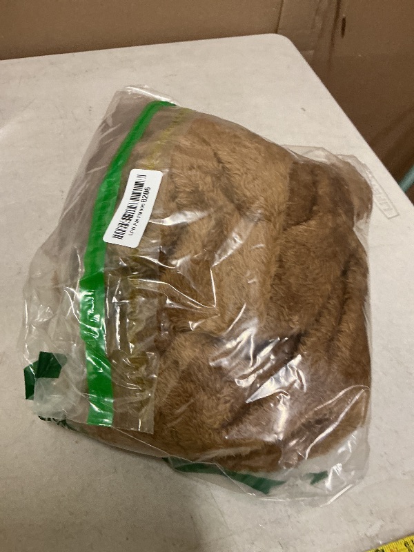 Photo 1 of 3XL Dog Sweaters for Large Dogs,Dog Hoodie,Warm Fuzzy Fleece Sweatshirt with Hood & Pocket,Leash Hole,Cozy Cold Weather Pet Clothes Sweater Hoodie for Large Dogs(Coffee,3XL)