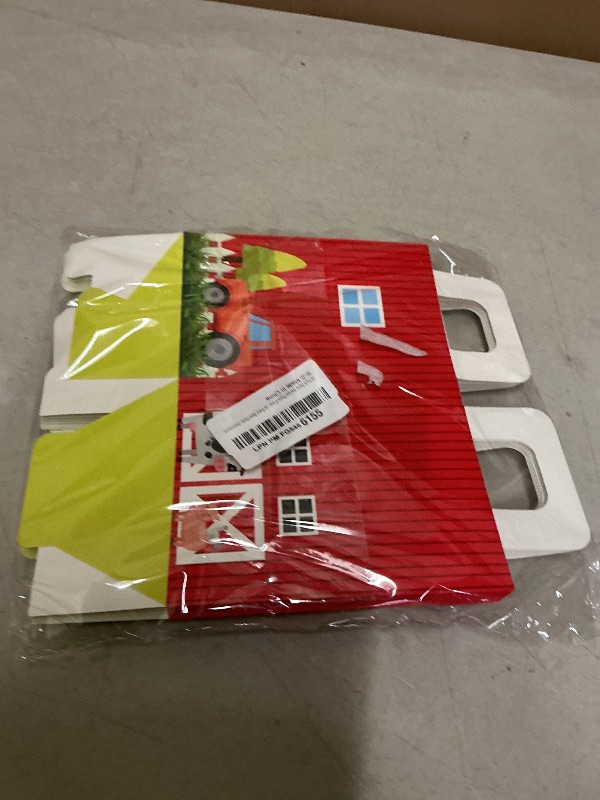 Photo 1 of 16 Pack Farm Animal Party Candy Box, Farm Theme Gift Box for Farm Birthday Party Barn Party Decoration.