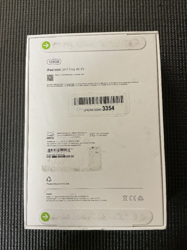 Photo 1 of Apple iPad mini (A17 Pro): Apple Intelligence, 8.3-inch Liquid Retina Display, 128GB, Wi-Fi 6E, 12MP Front/12MP Back Camera, Touch ID, All-Day Battery Life — Starlight