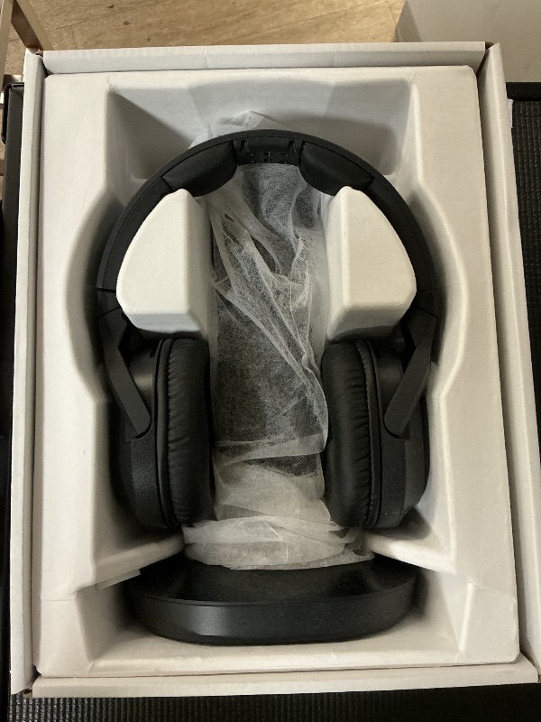 Photo 1 of Sony RF400 Wireless Home Theater Headphones for Watching TV (WHRF400), Black, 2.9 (Requires use of RCA Audio Out or Headphone Jack on Television)