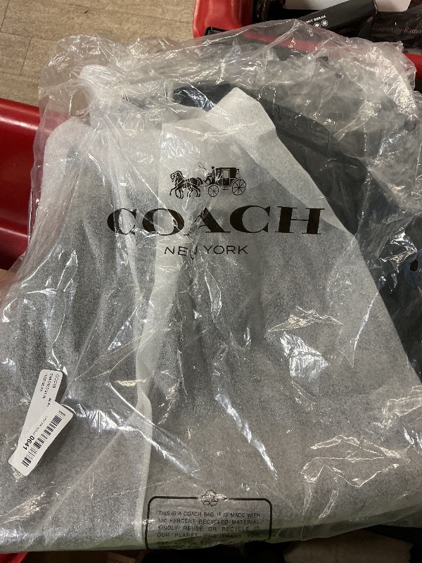 Photo 1 of Coach Brooklyn Shoulder Bag 39 in Crocodile-Embossed Suede