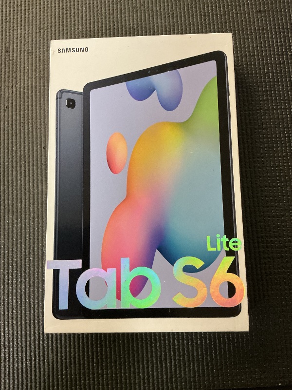 Photo 1 of Samsung Galaxy Tab S6 Lite 10.4" 128GB Android Tablet, LCD Screen, S Pen Included, Slim Metal Design, AKG Dual Speakers, 8MP Rear Camera, Long Lasting Battery, US Version, 2022, Oxford Gray