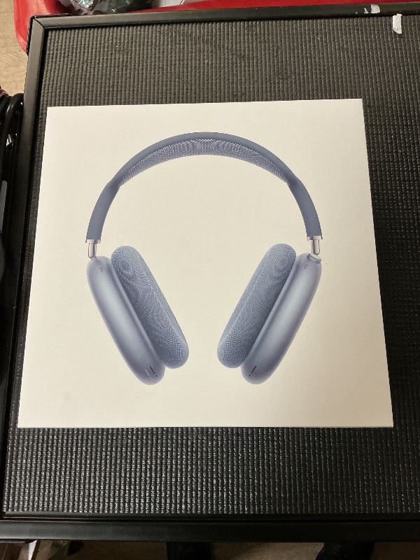 Photo 1 of Apple AirPods Max Wireless Over-Ear Headphones, Pro-Level Active Noise Cancellation, Transparency Mode, Personalized Spatial Audio, USB-C Charging, Bluetooth Headphones for iPhone - Blue