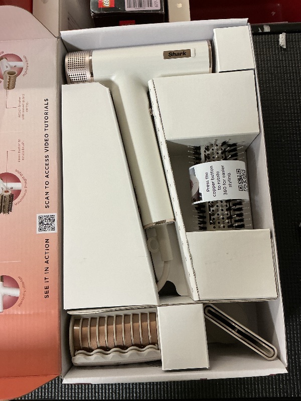 Photo 1 of Shark Hair Dryer | SpeedStyle | No Heat Damage Hair Styling Tool | 3 Styling Tools Included | Portable & Powerful Blow Dryer | Best for Straight & Wavy Hair | Silk | HD331