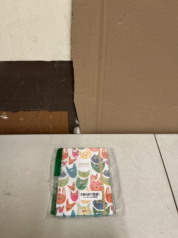 Photo 1 of 2026 Planner - 2026 Planner Weekly and Monthly, Jan.2026 - Dec.2026, 12 Month Planner Weekly & Monthly with Colourful Tabs, 6.4" x 8.5", Hardcover + Back Pocket - Cat