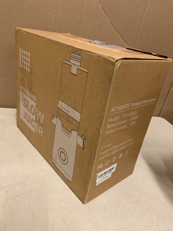 Photo 1 of ACOQOOS Juicer Machines, 5.3" Wide Chute for Whole Fruit and Vegetable,1.8L Auto-Feed Time-Saver, Slow Masticating High Yield, Easy to Clean Cold Press Juicer with 2 Cups