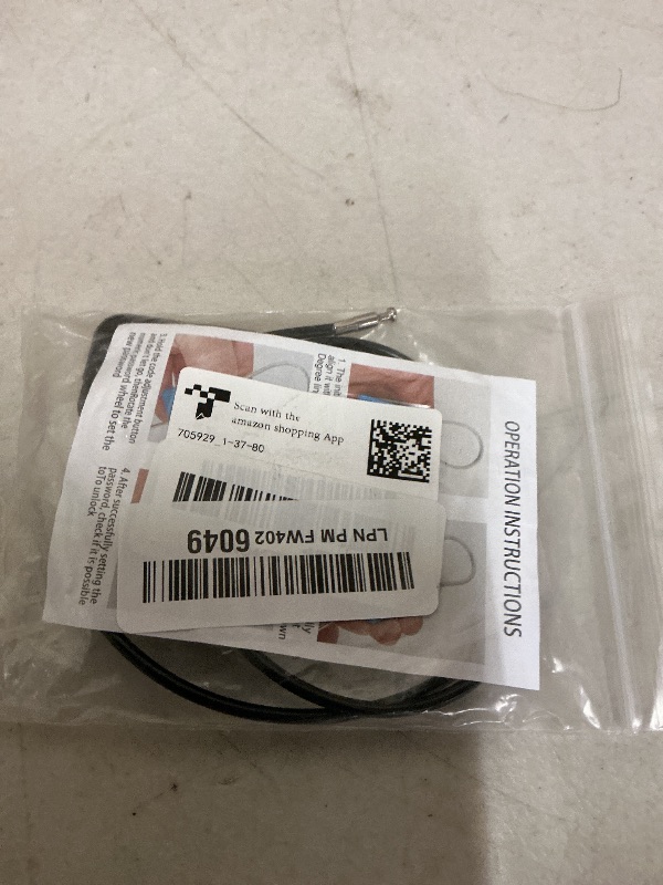 Photo 1 of 2 PCS Compact Design Resettable 4-Digit Combination Padlock with 12 Inches Long Cable, Small Cable Locks with Combination Durable Stainless Steel Cables Combo Lock Multipurpose Lock for Suitcase, Gym