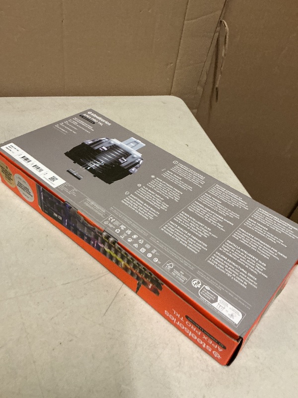 Photo 1 of SteelSeries Apex Pro TKL Gen 3 - HyperMagnetic Gaming Keyboard - OmniPoint 3.0 Switches - Adjustable Response - Rapid Trigger - Rapid Tap/SOCD - OLED - PBT Keycaps - USB-C - US Layout QWERTY