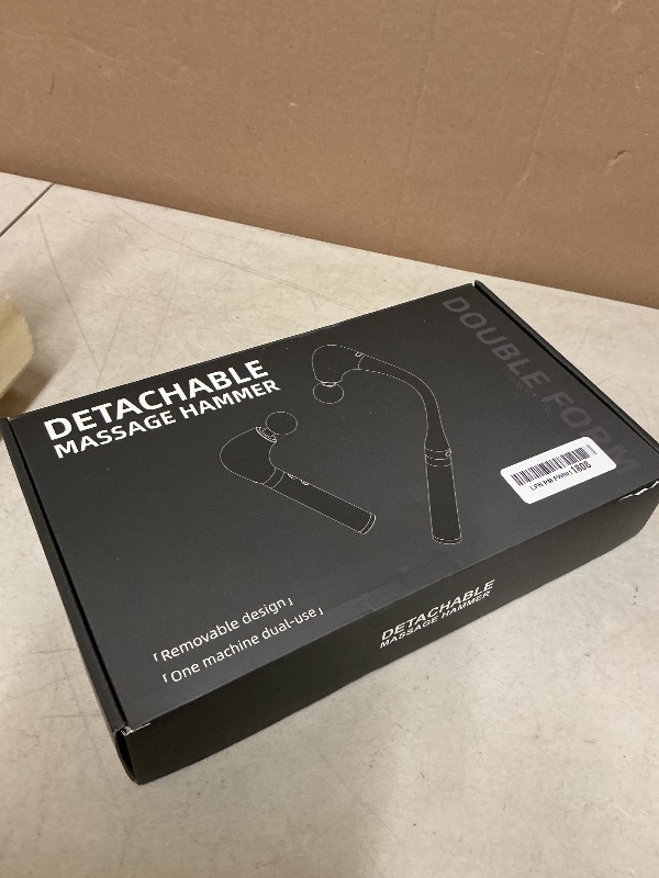 Photo 1 of Binxalin 2-in-1 Detachable Massage Gun Deep Tissue with Extension Handle, Back Massager for Pain Relief, Ergonomic Portable Muscle Relief Massager for Shoulder, Back,Thigh,Waist,Hips and Calf