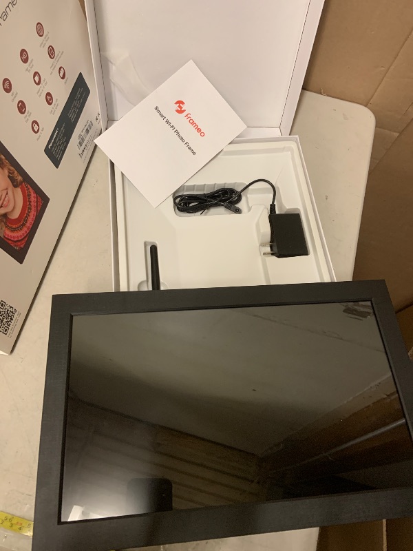 Photo 1 of 15.6 Inch WiFi Digital Picture Frame IPS Touch Screen HD Disply,Video Clips and Slide Show,Auto-Rotate, Wall Mountable,Send Photos Instantly from Anywhere with via Frameo APP (15.6 INCH)