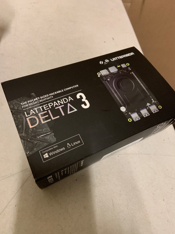 Photo 1 of LattePanda 3 Delta x86 Single Board Computer - Intel N5105 Quad-Core Windows/Linux Mini PC with 8GB RAM, 64GB eMMC, Wi-Fi 6, Dual 4K HDR & M.2 Slot Expansion for Gaming/DIY Projects