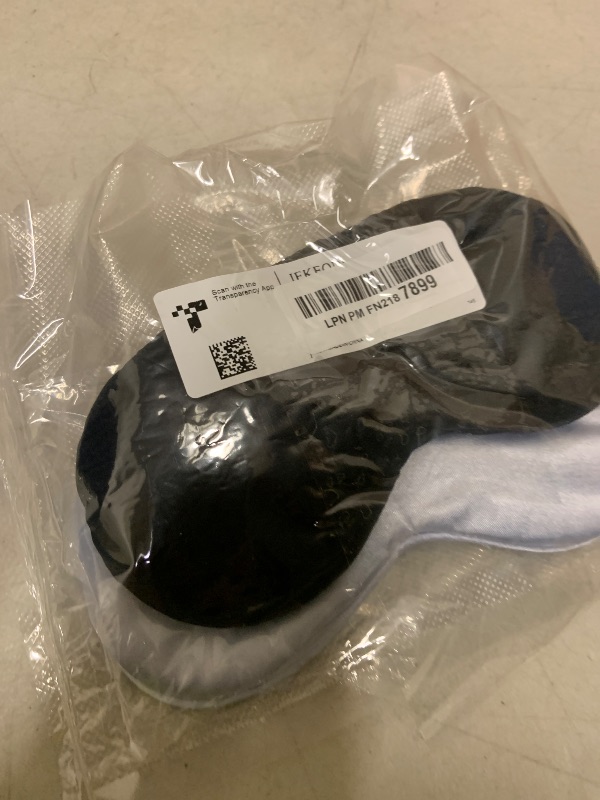 Photo 1 of 2Pack Silk Sleep Mask,IEKEODI Eye Mask for Sleeping?Elastic Blackout Eye Mask & Blindfold for Full Night's Sleep,Travel and Nap(Black+Purple)
