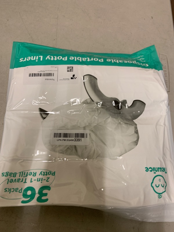 Photo 1 of [36 Counts] Newnice Disposable Potty Liners with Absorbent Pads, Leak-proof Portable Travel Bags for Toddler Training, Compatible with OXO Tot 2-In-1 Go Potty & Most Potty Chairs