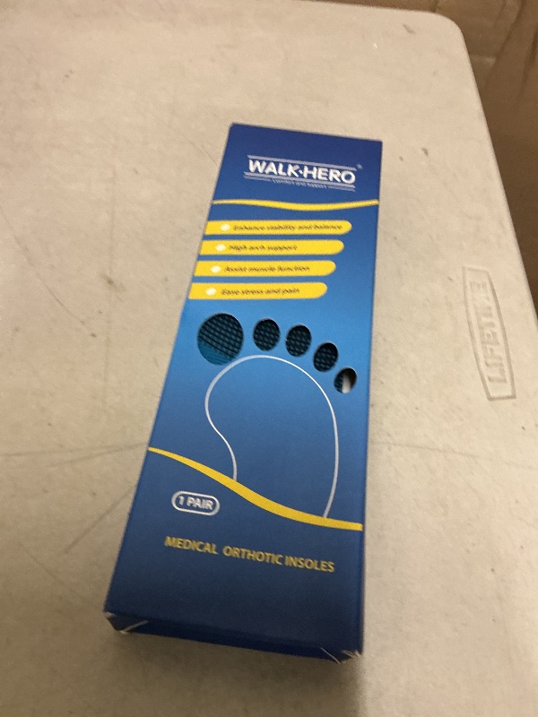 Photo 1 of Plantar Fasciitis Insoles for Men Women - Orthotics Inserts, Shoe Insoles Arch Support Flat Feet Inserts Work Boot Insoles for Standing All Day (Mens 9-9 1/2 | Womens 11-11 1/2)