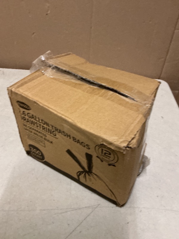 Photo 1 of 2.6 Gallon Mini Drawstring Trash Bags, 360 Count 1.2 Mil Thick Small Garbage Bags by WOWSOLID, Fit Liners 7.5-10 Liter, 2-3 Gal, Trash Can Bin for Bathroom, Kitchen, Bedroom, Office