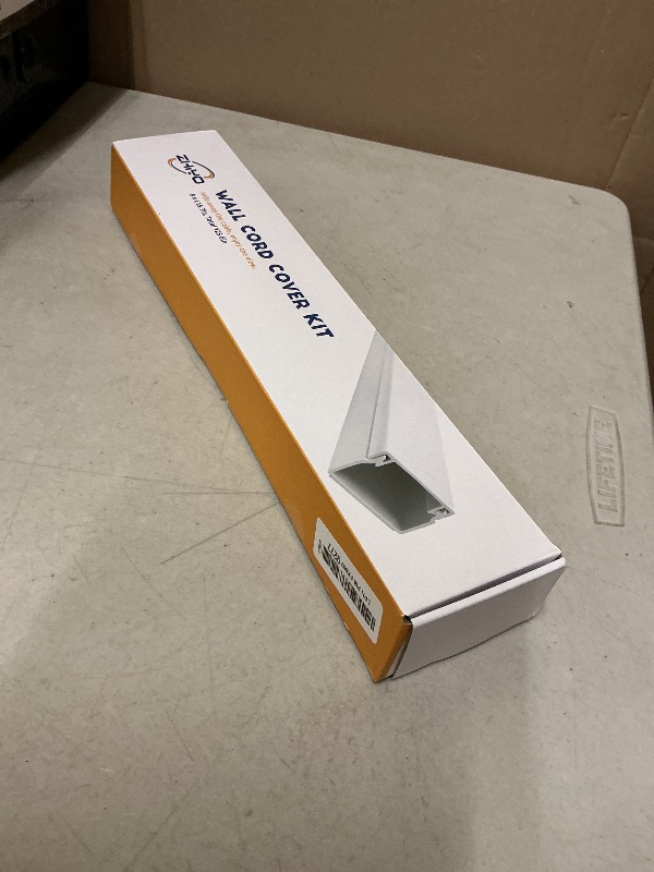 Photo 1 of 126in Cord Hider Kit, TV Wire Covers for Wall, Paintable Cable Management Kit, Cable Cover for Mounted TV, Hide Wires Along Wall, Brown Cord Cover, 8xL15.7in W0.95in H0.55in