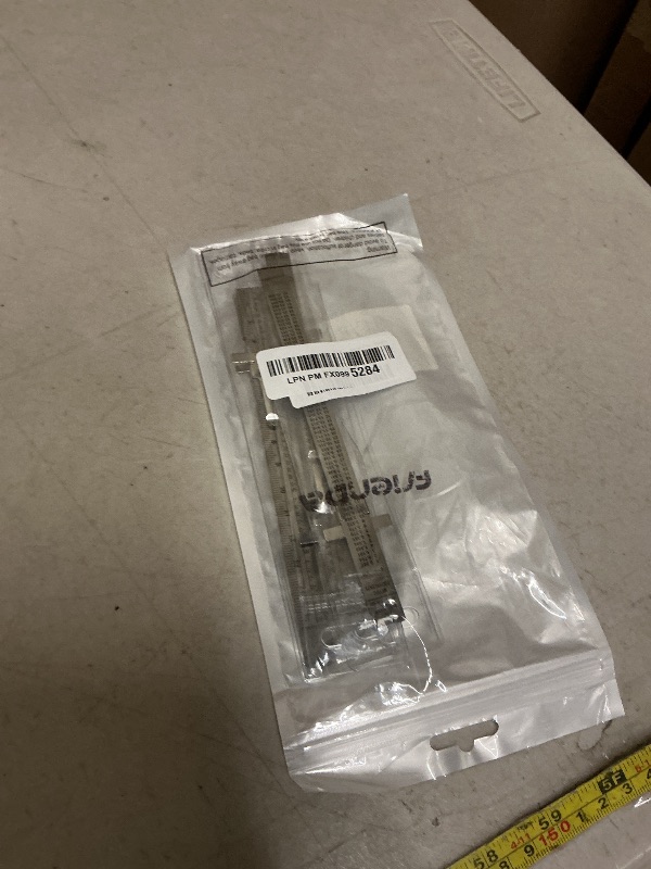 Photo 1 of 10 Pieces 6 Inch 15 cm Pocket Ruler Flexible Precision Stainless Steel Ruler with Detachable Clips Stainless Steel Pocket Clip Scale Gauge Metric British System