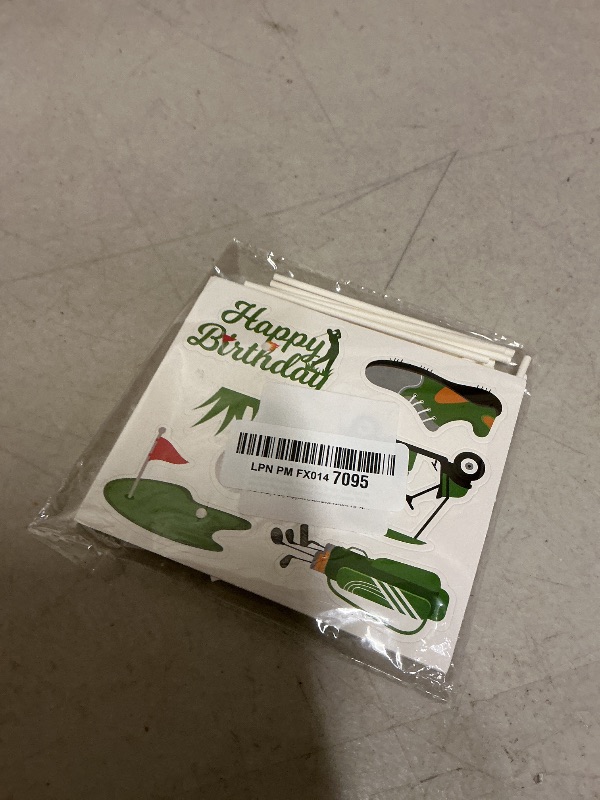 Photo 1 of 36pcs Golf Cupcake Toppers Kit, Trophy Golf Ball Shoes Carts Bag Lawn Cupcake Picks Golf Sports Themed Birthday Party Supplies Decorations Decor for Men Baby Shower Birthday Gatherings