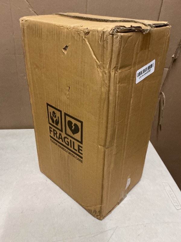 Photo 1 of 2 Gallon Glass Drink Dispenser with Stand, Stainless Steel Leakproof Spigot and Lid, Glass Drink Dispensers for Parties, Water Beverage Dispenser