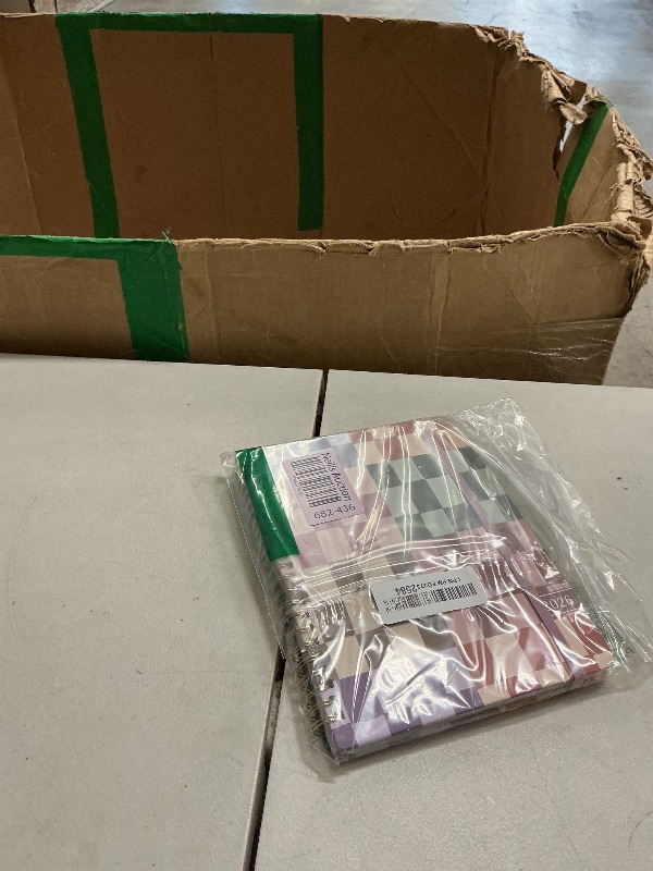 Photo 1 of 2026 Planner, Weekly and Monthly Calendar Planner for Women, Jan 2026 - Dec 2026, Hardcover Planning Agenda book with Tabs, Spiral Bound, Inner Pocket, Perfect for School Office Supplies, 6.3" x 8.5" - Checkered