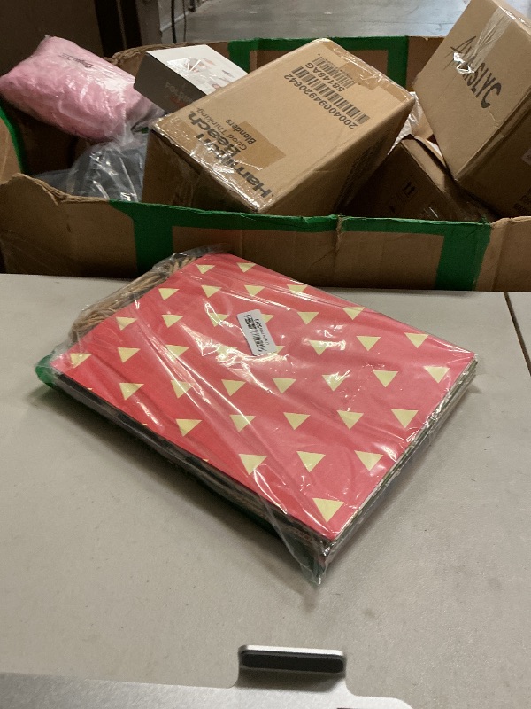 Photo 1 of 12 Pack 13" Large Kraft Paper Gift Bags Assortment with Tissue Paper & Handles, 12 Unique Solid & Geometric Pattern Designs for Birthdays, Anniversary, Father's Day, Holidays and Other Occasions