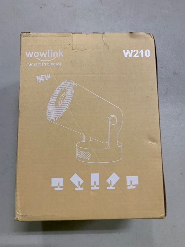 Photo 1 of [Built-in Apps & 2025 Upgraded] Mini Projector with WiFi 6 and Bluetooth 5.4 Support 4K 1080P Auto Keystone 180° Rotatable Projector Portable Compatibile with HDMI/TV Stick/Memory Stick/Laptop, Black