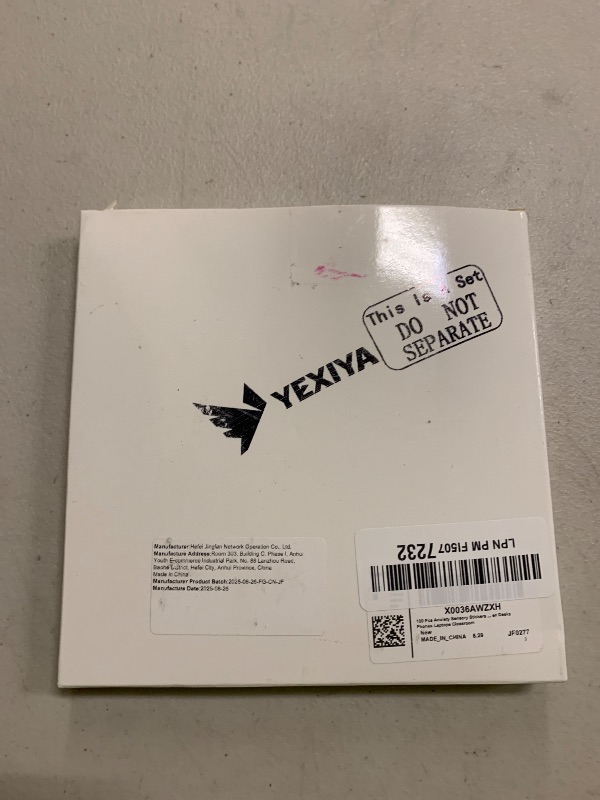 Photo 1 of 100 Pcs Anxiety Sensory Stickers Calm Textured Sensory Strips Toys Cute Animal Adhesive Stickers Stress Anxiety Relief Items for Adult Teen Desks Phones Laptops Classroom