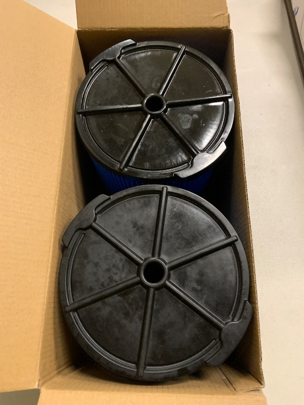 Photo 1 of 2 Pack VF3500 Filter Compatible with Ridgid 3-4.5 Gallon Wet/Dry Vacuums, 3-Layer Fine Filter for Ridgid WD3050, WD4070, WD4080, WD4522, 4000RV, 4500RV Wet/Dry Vacuum