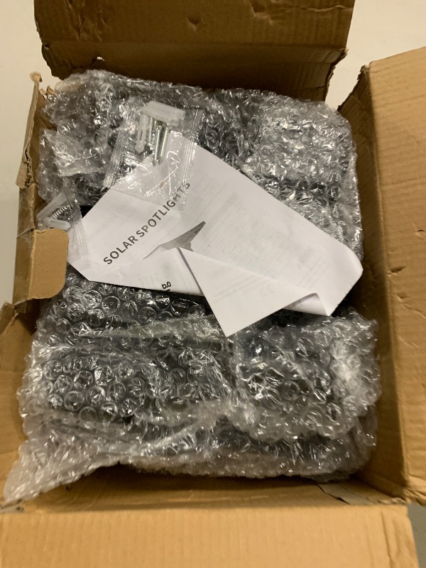 Photo 1 of 4 Pack Solar Powered Outdoor Spot Lights Outside Waterproof 20 LEDs Landscape Spotlights Dusk to Dawn for House Yard Tree, Plants, Walls, Path, Garden, Statues, Superior Accent Lamp Warm White