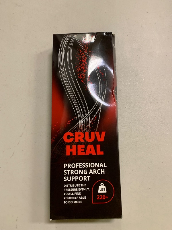 Photo 1 of 220+ lbs Plantar Fasciitis High Arch Support Insoles Men Women - Orthotic Shoe Inserts - Boot Work Shoe Insole (M, Black)