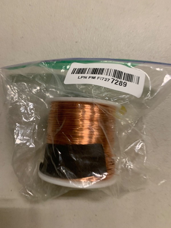 Photo 1 of 24 Gauge Solid Soft Copper Wire (850Ft, 16OZ) for Electroculture Gardening Plants, Bare Pure Copper Wire Jewelry Making Craft
