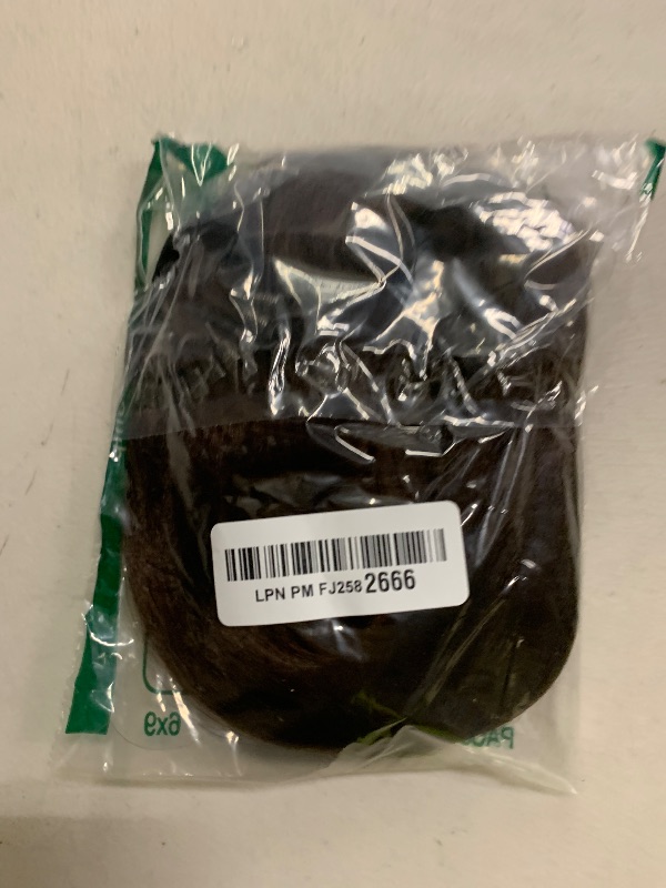 Photo 1 of 2 Packs Long Braided Ponytail Extensions with Hair Ties Natural Soft Synthetic Hair Piece for Black Women Straight Wrap Around Hair Extensions Ponytail (Brown, 24 Inch (Pack of 2))