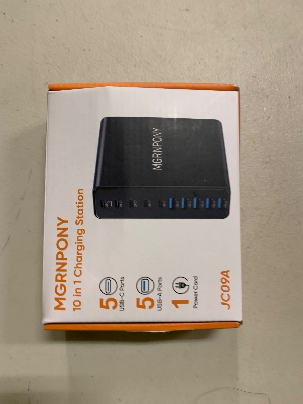 Photo 1 of 320W USB C Charger Block, 10-Port USB C Charging Station GaN III PD 65W Laptop Fast Charger Adapter for MacBook Pro/Air, DELL, iPad, iPhone, Samsung Galaxy White