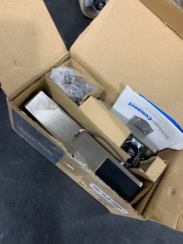 Photo 1 of SCHLAGE BE469ZP CEN 619 Connect Smart Deadbolt With Alarm Inbuilt Century Trim In Satin Nickel