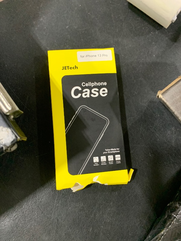 Photo 1 of JETech Silicone Case for iPhone 13 Pro 6.1-Inch, Silky-Soft Touch Full-Body Protective Phone Case, Shockproof Cover with Microfiber Lining (Black)