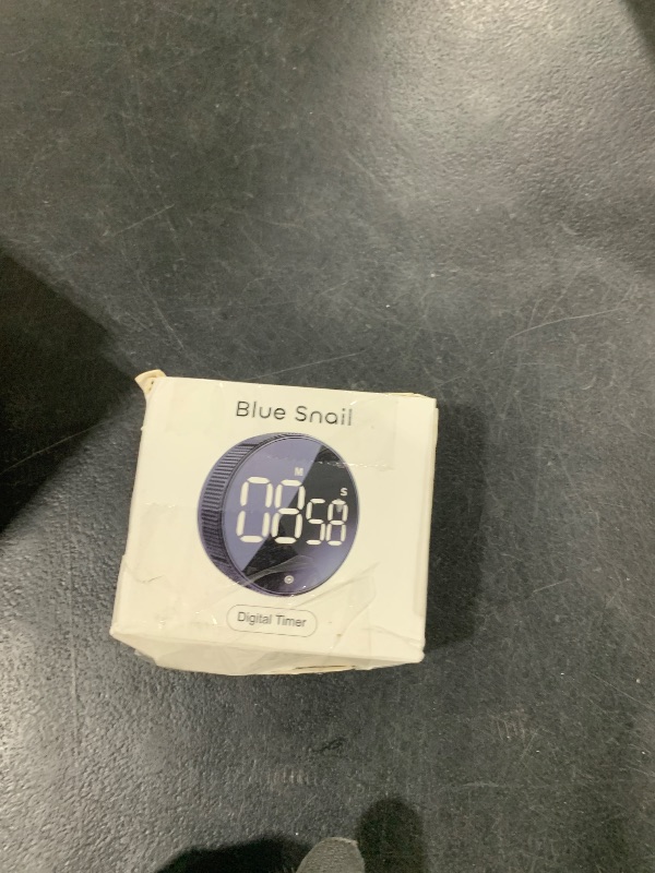 Photo 1 of BlueSnail Kitchen Timer with LED Digital Display Smart Efficana for Home Classroom Gym Office, Volume and Brightness Adjustable Productivity Timer